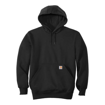 Carhartt CT100615 custom hoodie in black, front view