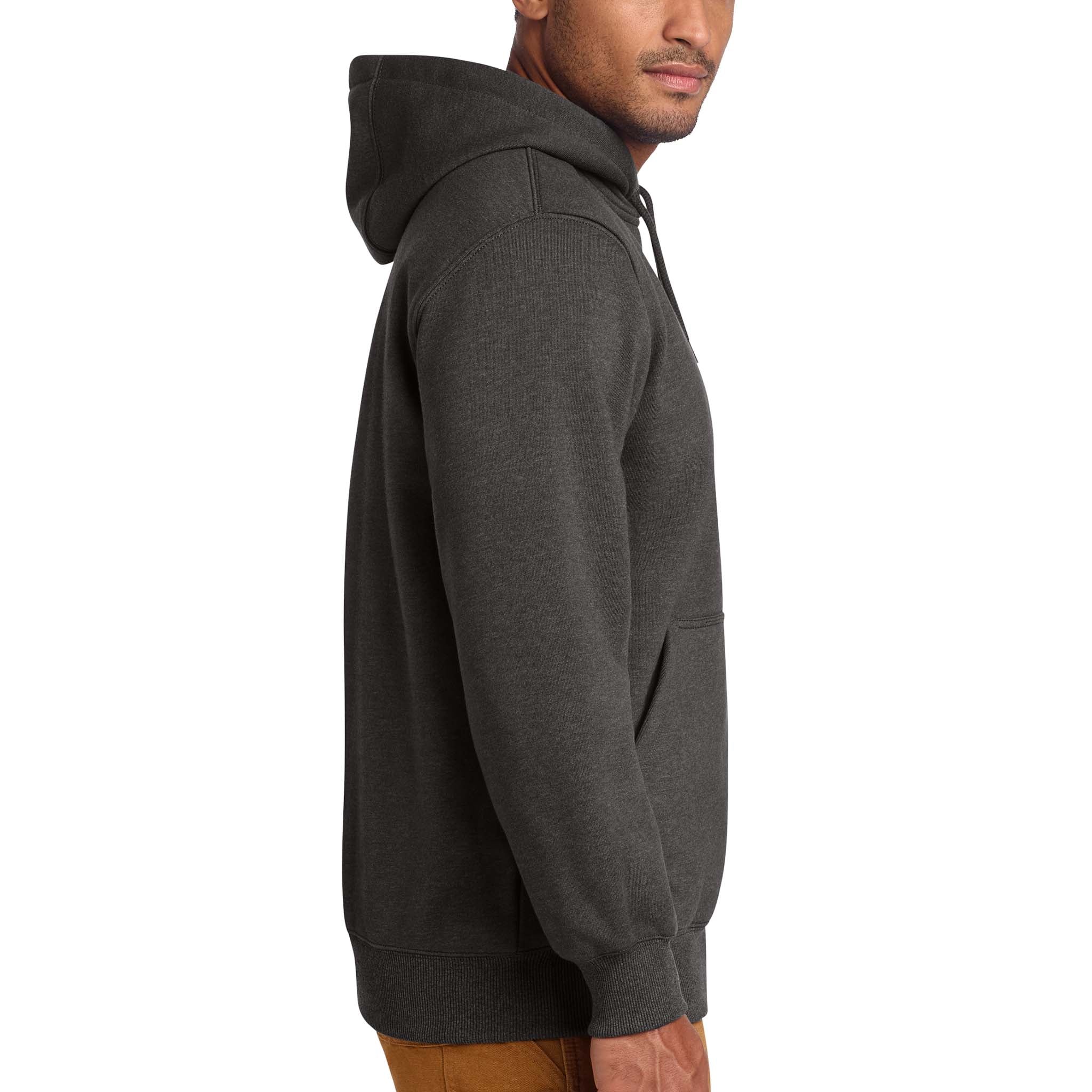Carhartt CT100615 custom hoodie in carbon heather, right side view