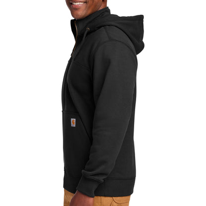 Carhartt CT100617 custom hoodie in black, left side view