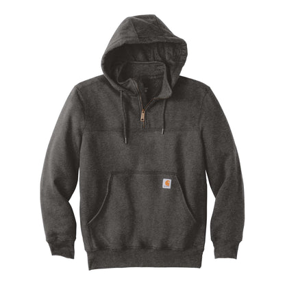 Carhartt CT100617 custom hoodie in carbon heather, front view