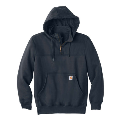 Carhartt CT100617 custom hoodie in new navy, front view