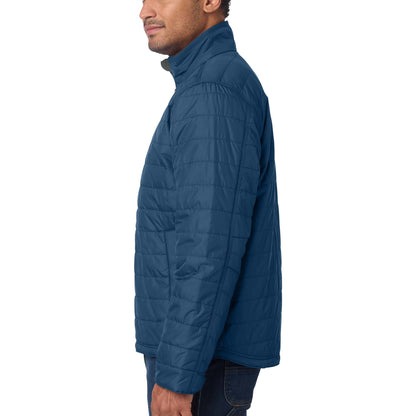 Carhartt CT102208 custom jacket in dark blue, left side view