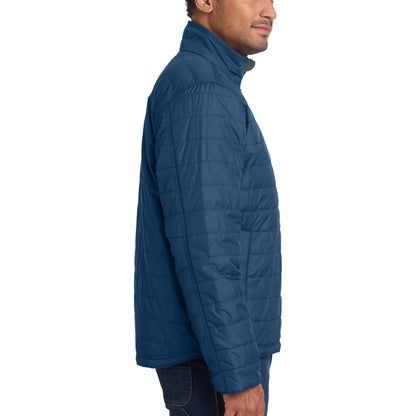 Carhartt CT102208 custom jacket in dark blue, right side view