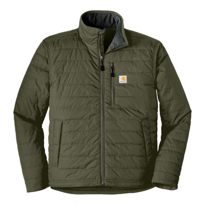 Carhartt CT102208 custom jacket in moss, front view