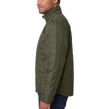 Carhartt CT102208 custom jacket in moss, left side view