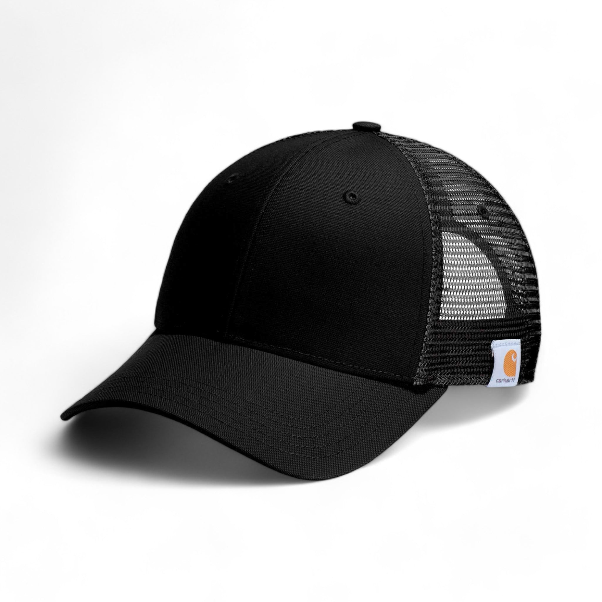 Side view of Carhartt CT103056 custom hat in black