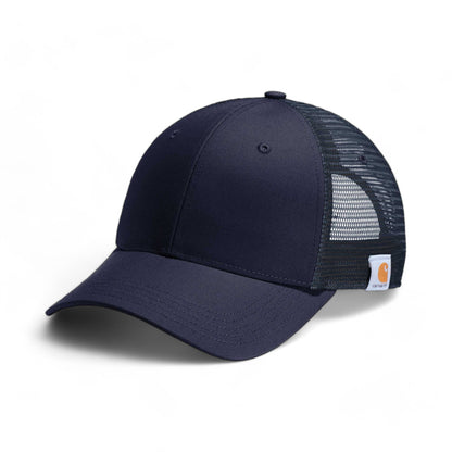 Side view of Carhartt CT103056 custom hat in navy