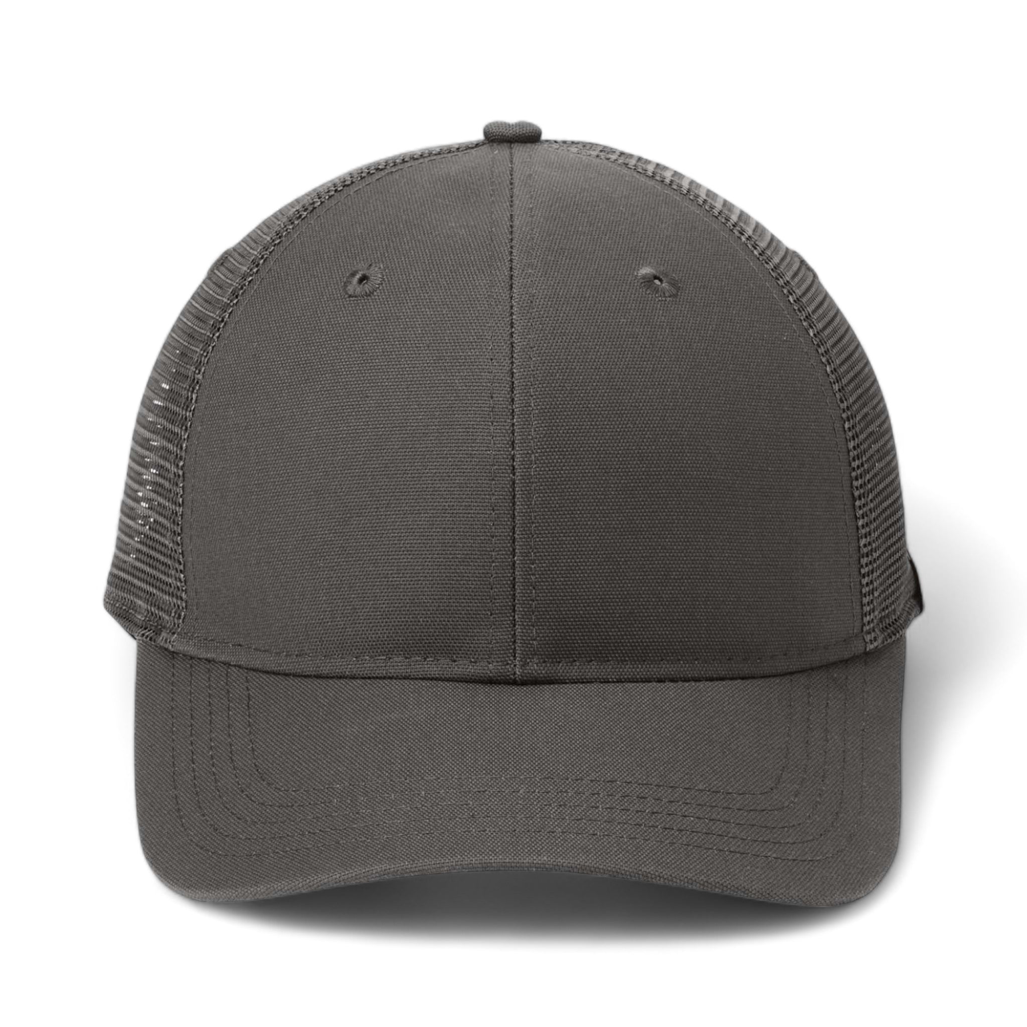 Front view of Carhartt CT103056 custom hat in shadow grey