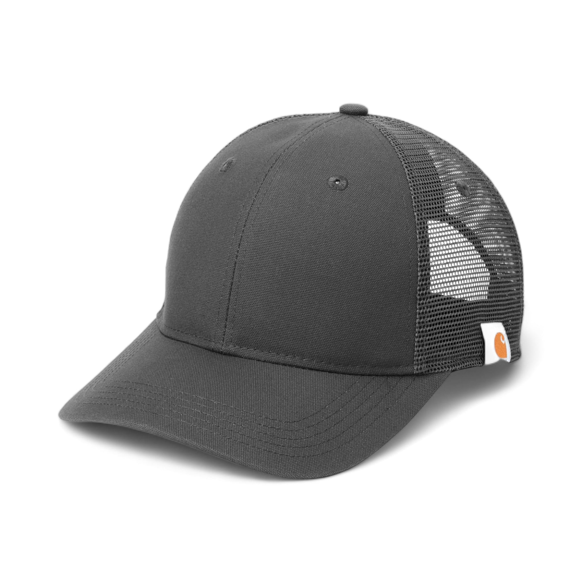Side view of Carhartt CT103056 custom hat in shadow grey