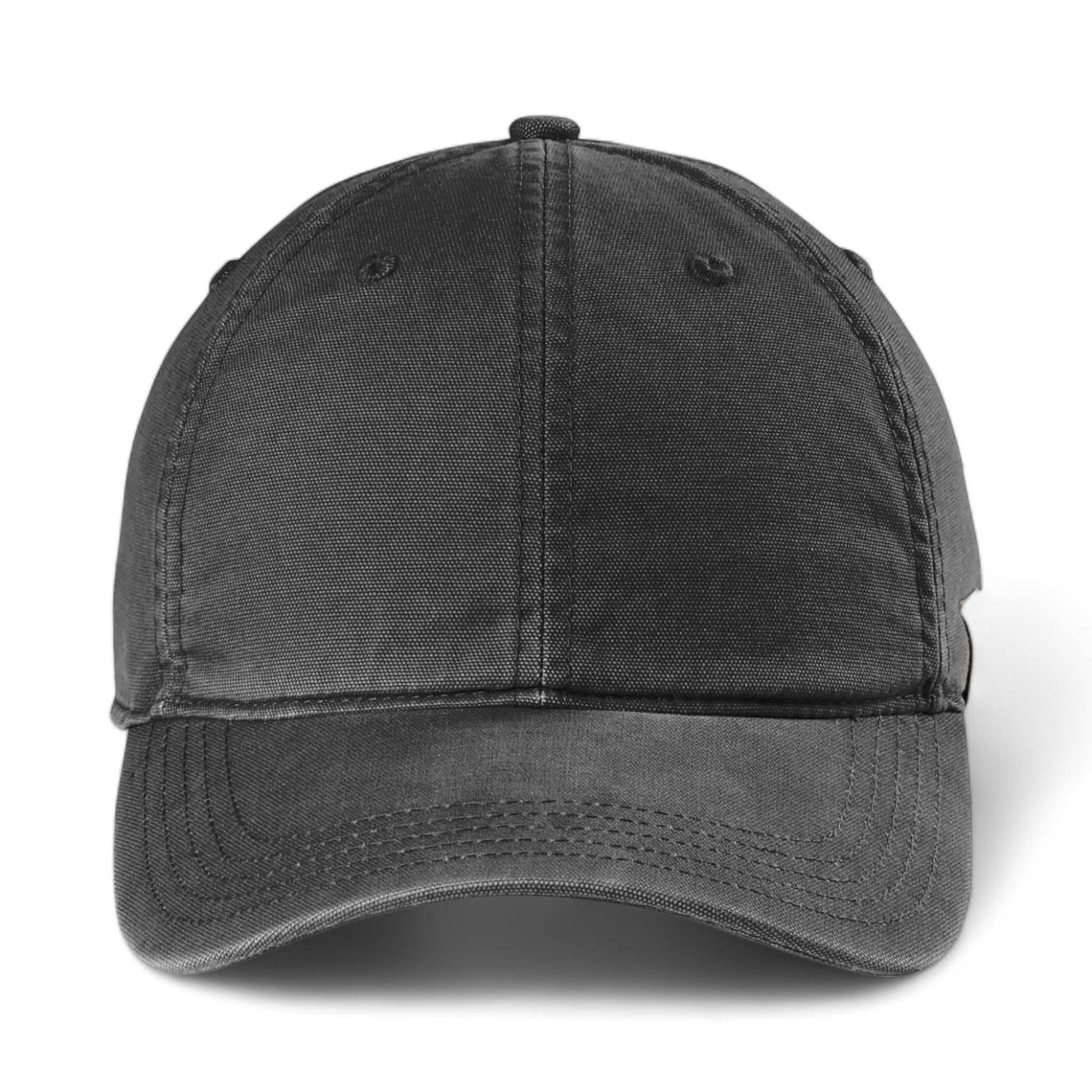 Front view of Carhartt CT103938 custom hat in black