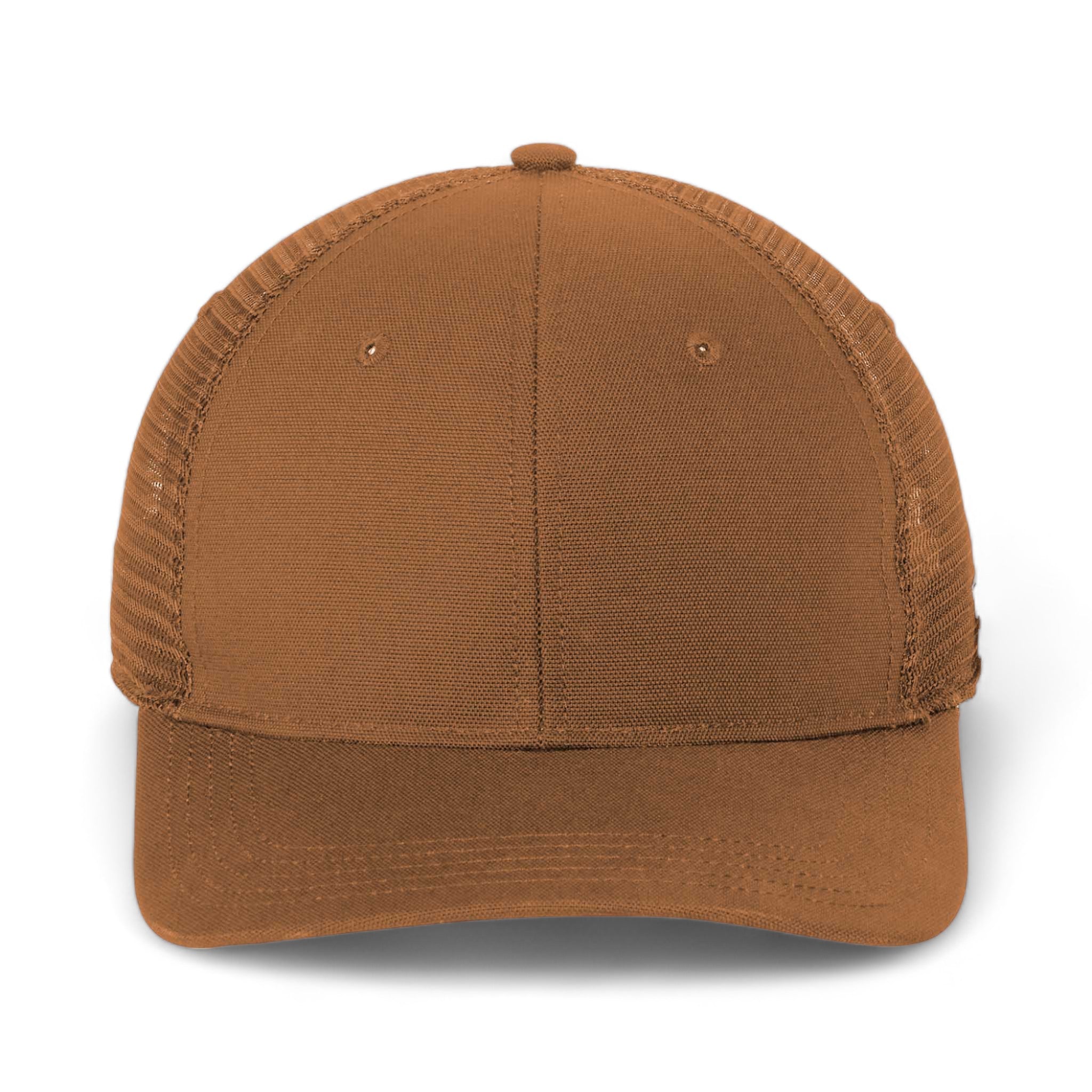 Front view of Carhartt CT105298 custom hat in carhartt brown