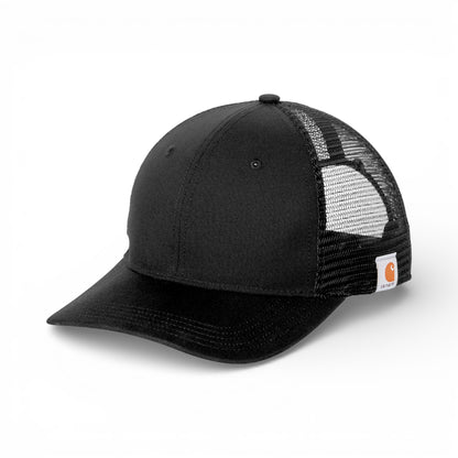 Left side view of Carhartt CT105298 custom hat in black