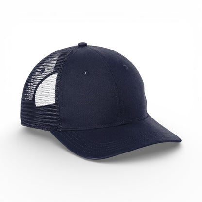 Right side view of Carhartt CT105298 custom hat in navy