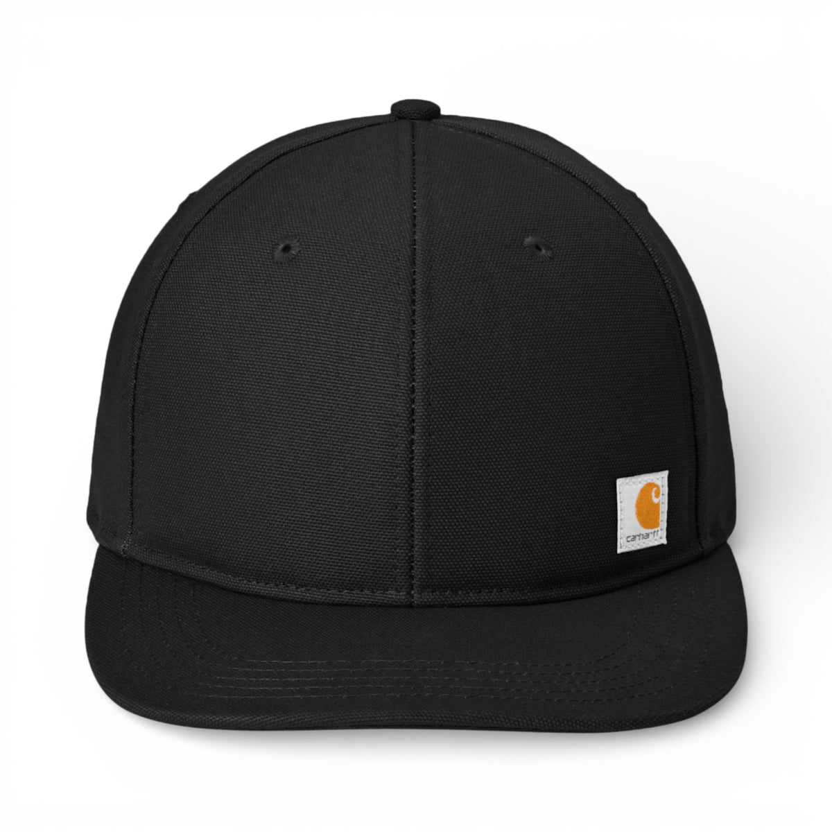 Front view of Carhartt CT106665 custom hat in black