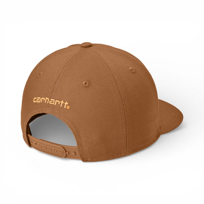 Back view of Carhartt CT106665 custom hat in carhartt brown