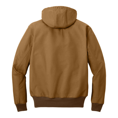 Carhartt CT106678 custom jacket in carhartt brown, back view