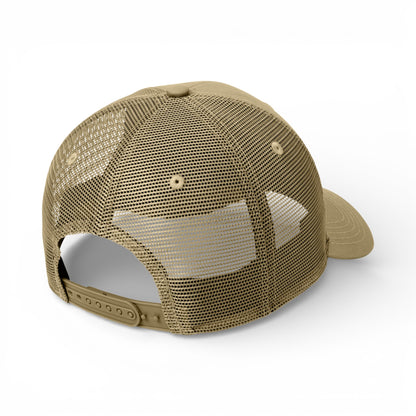 Back view of Carhartt CT106687 custom hat in dark khaki
