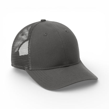 Right side view of Carhartt CT106687 custom hat in shadow grey