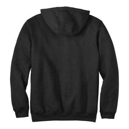 Carhartt CTK121 custom hoodie in black, back view