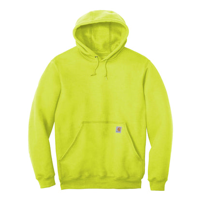 Carhartt CTK121 custom hoodie in brite lime, front view