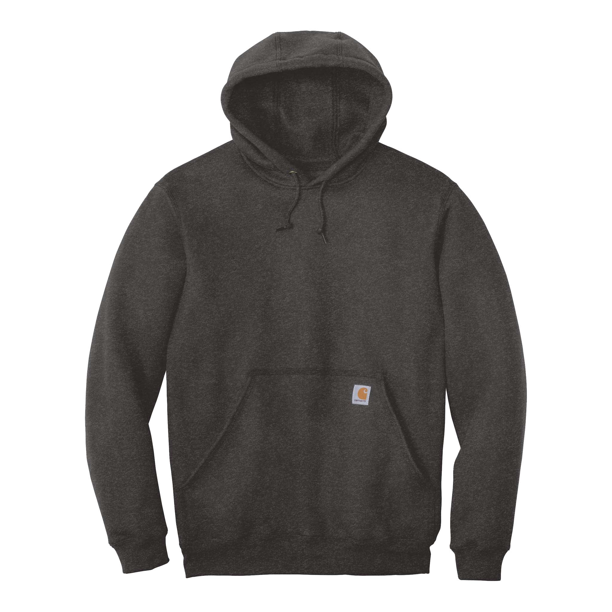 Carhartt CTK121 custom hoodie in carbon heather, front view