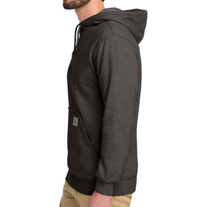 Carhartt CTK121 custom hoodie in carbon heather, left side view