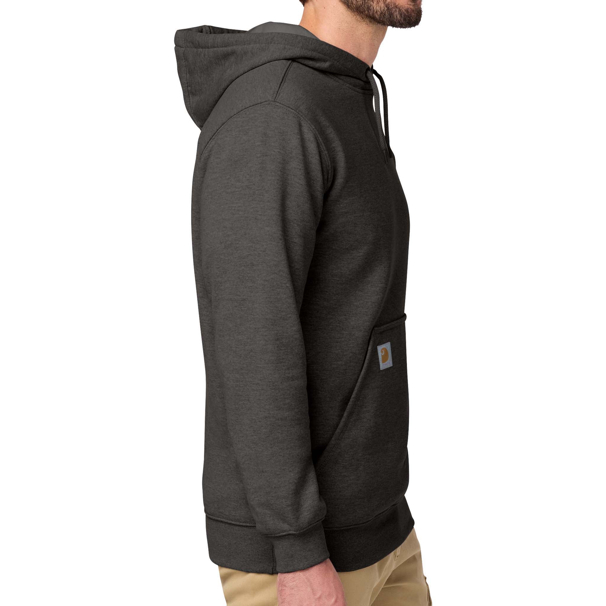 Carhartt CTK121 custom hoodie in carbon heather, right side view