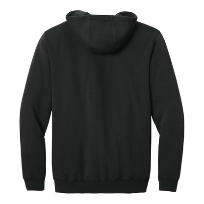 Carhartt CTK122 custom full-zip hoodie in black, back view