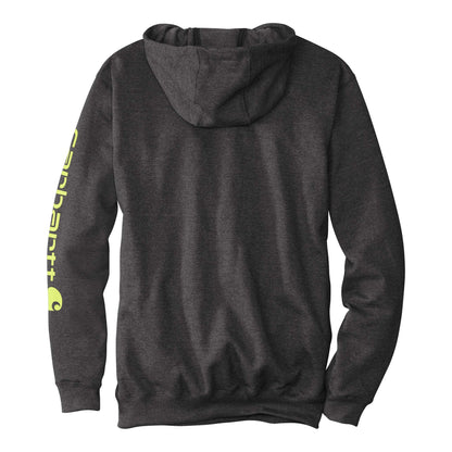 Carhartt CTK288 custom hoodie in carbon heather, back view