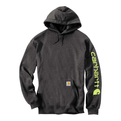 Carhartt CTK288 custom hoodie in carbon heather, front view