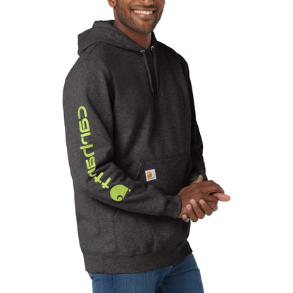 Carhartt CTK288 custom hoodie in carbon heather, right side view