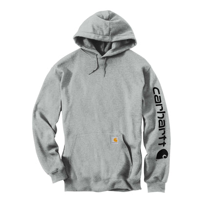 Carhartt CTK288 custom hoodie in heather grey, front view