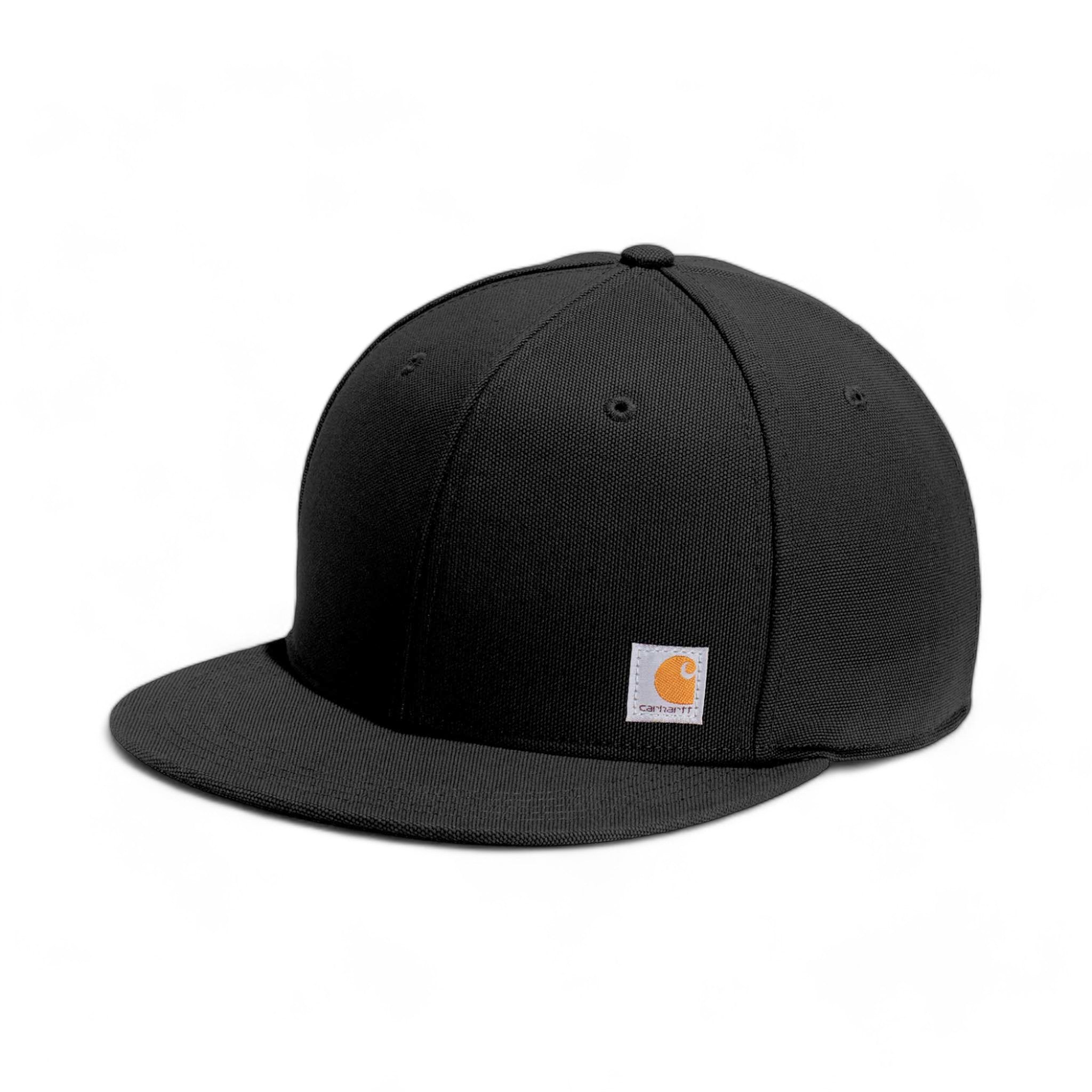 Side view of Carthartt CT101604 custom hat in black