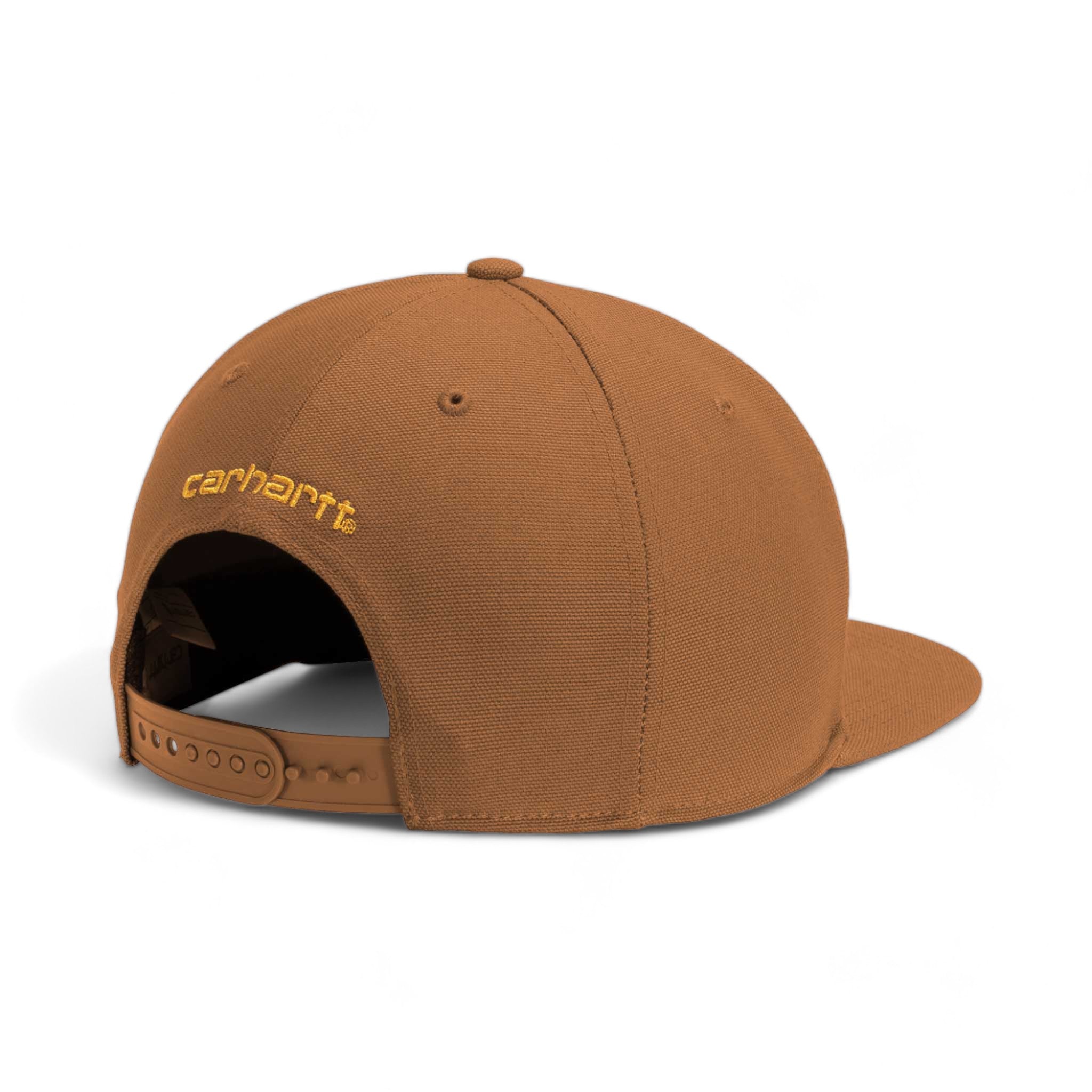 Back view of Carthartt CT101604 custom hat in carhartt brown