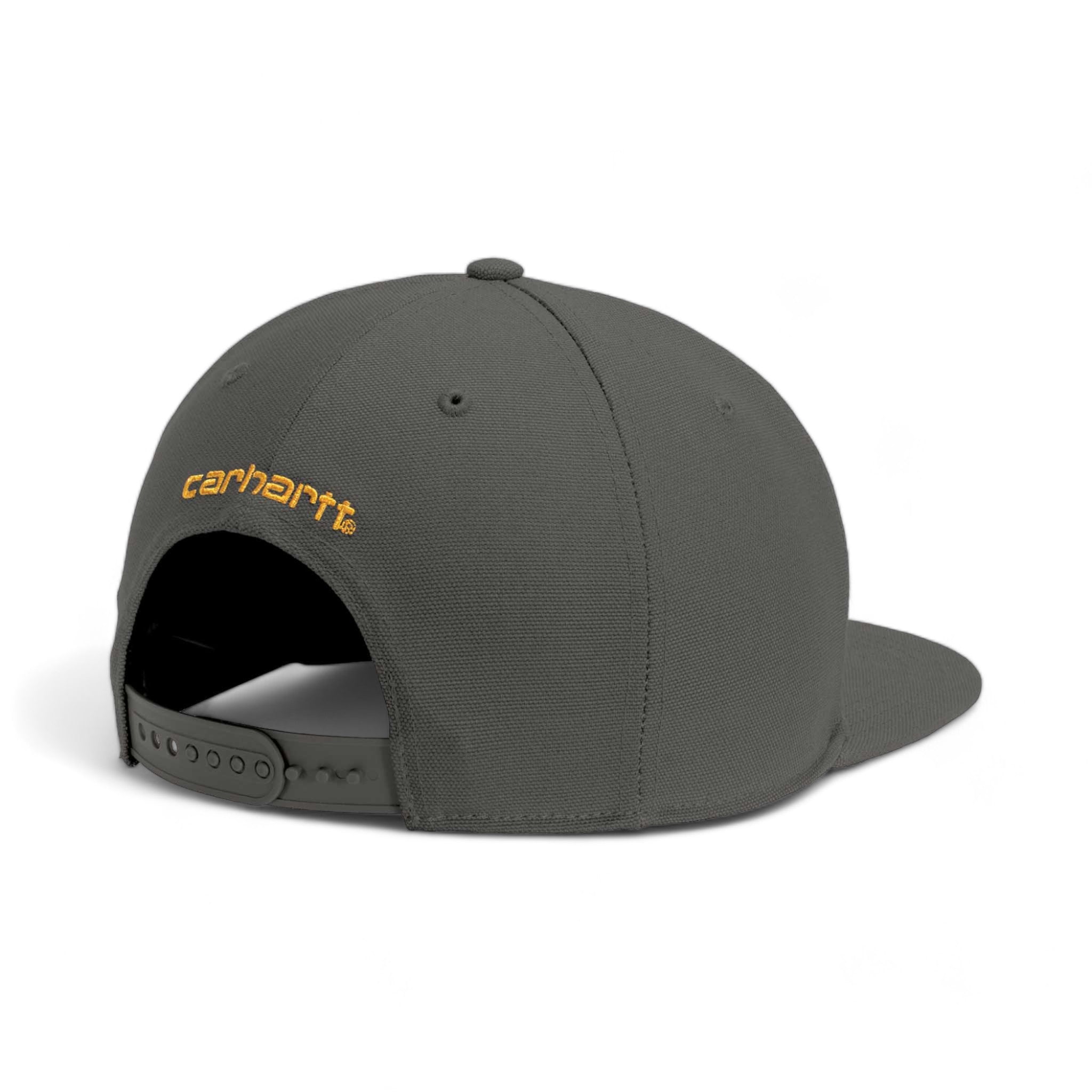 Back view of Carthartt CT101604 custom hat in gravel
