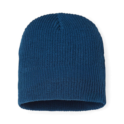 Left side view of Columbia 168220 custom hat in dark mountain