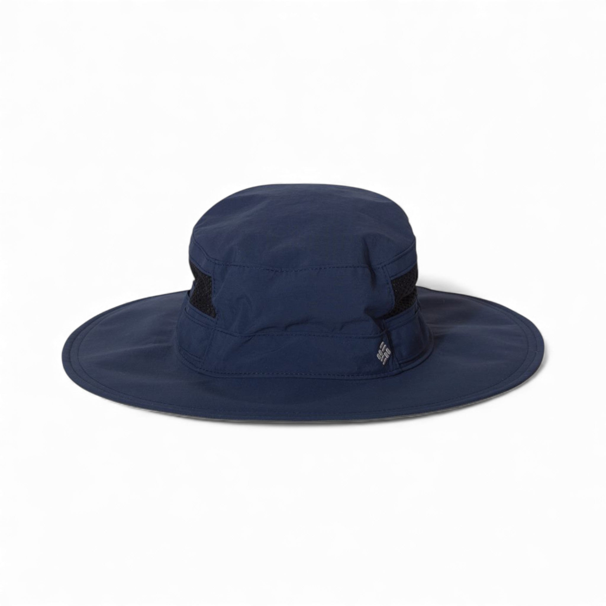 Front view of Columbia 212477 custom hat in collegiate navy