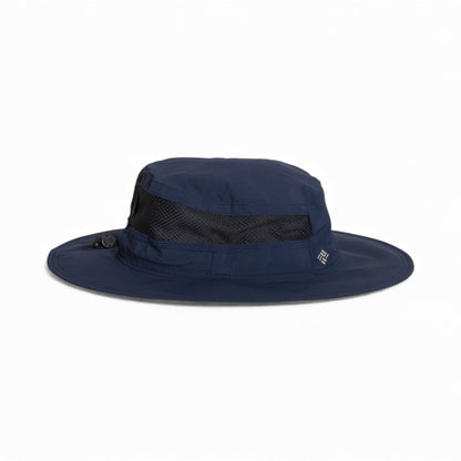 Right side view of Columbia 212477 custom hat in collegiate navy