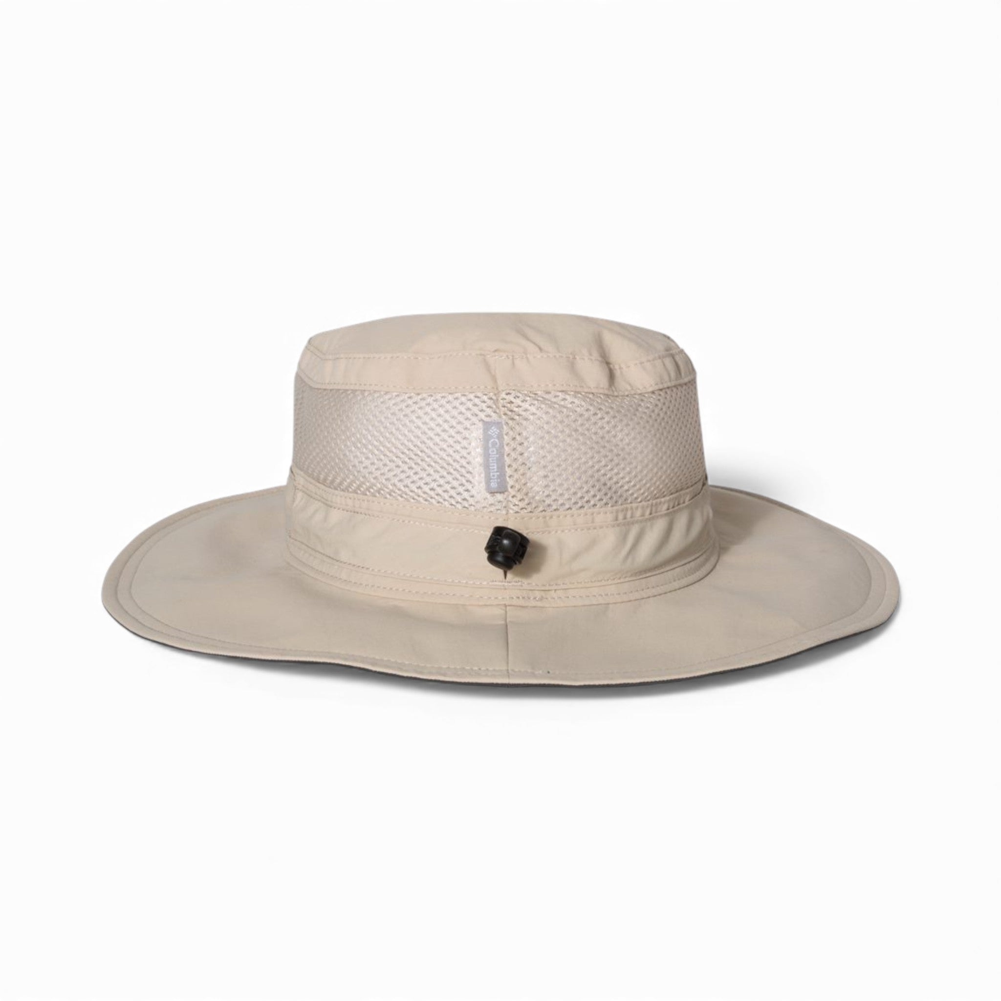 Back view of Columbia 212477 custom hat in fossil