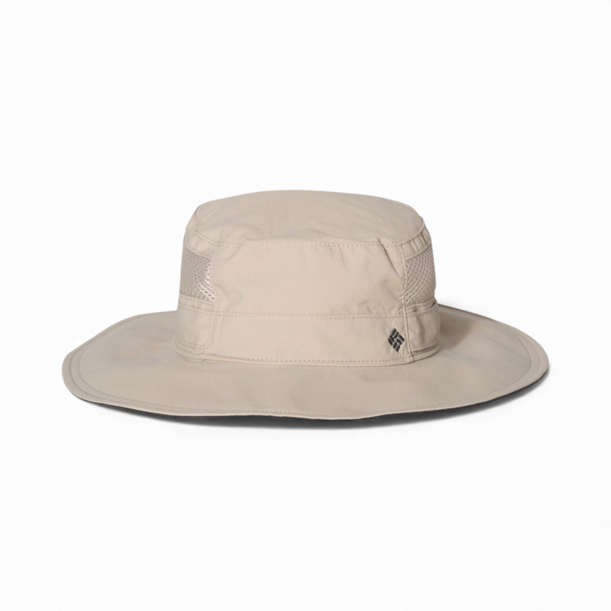Front view of Columbia 212477 custom hat in fossil
