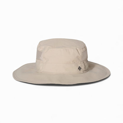 Front view of Columbia 212477 custom hat in fossil