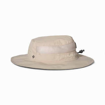 Left side view of Columbia 212477 custom hat in fossil