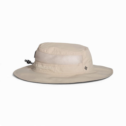 Right side view of Columbia 212477 custom hat in fossil
