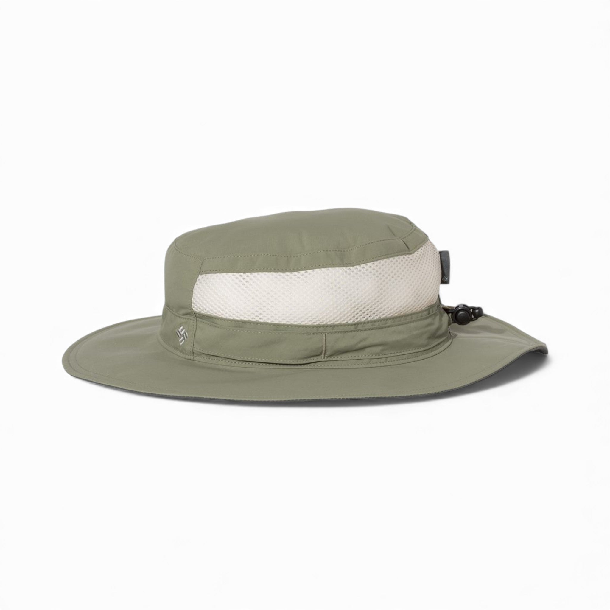 Left side view of Columbia 212477 custom hat in sage