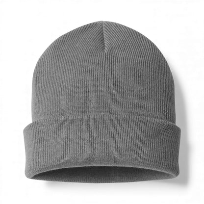 Left side view of Columbia 216512 custom hat in city grey heather