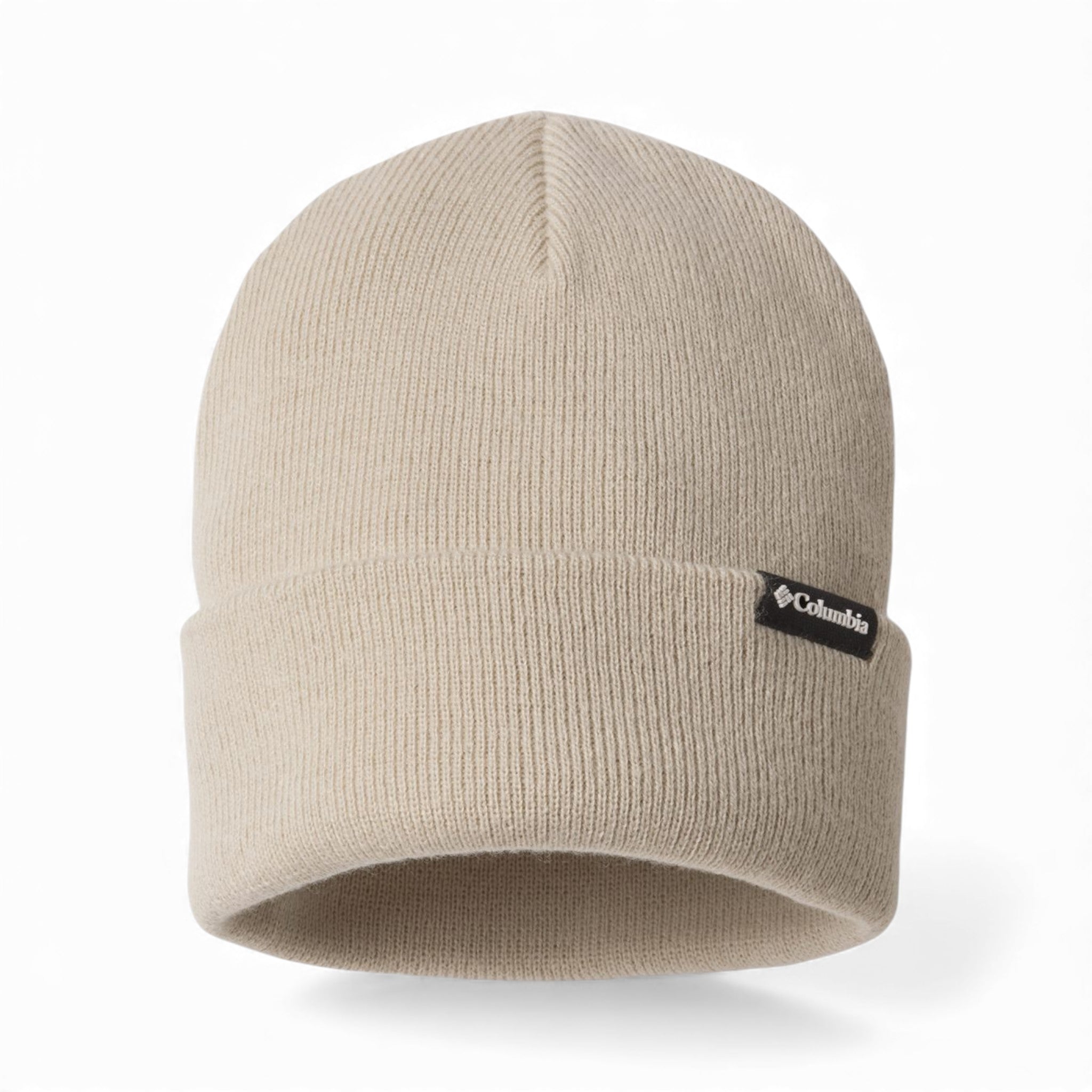 Front view of Columbia 216512 custom hat in dark stone