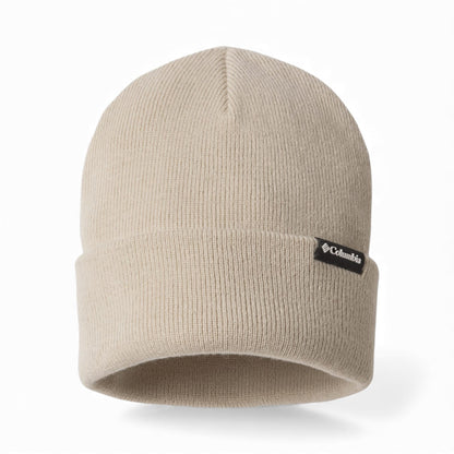 Front view of Columbia 216512 custom hat in dark stone