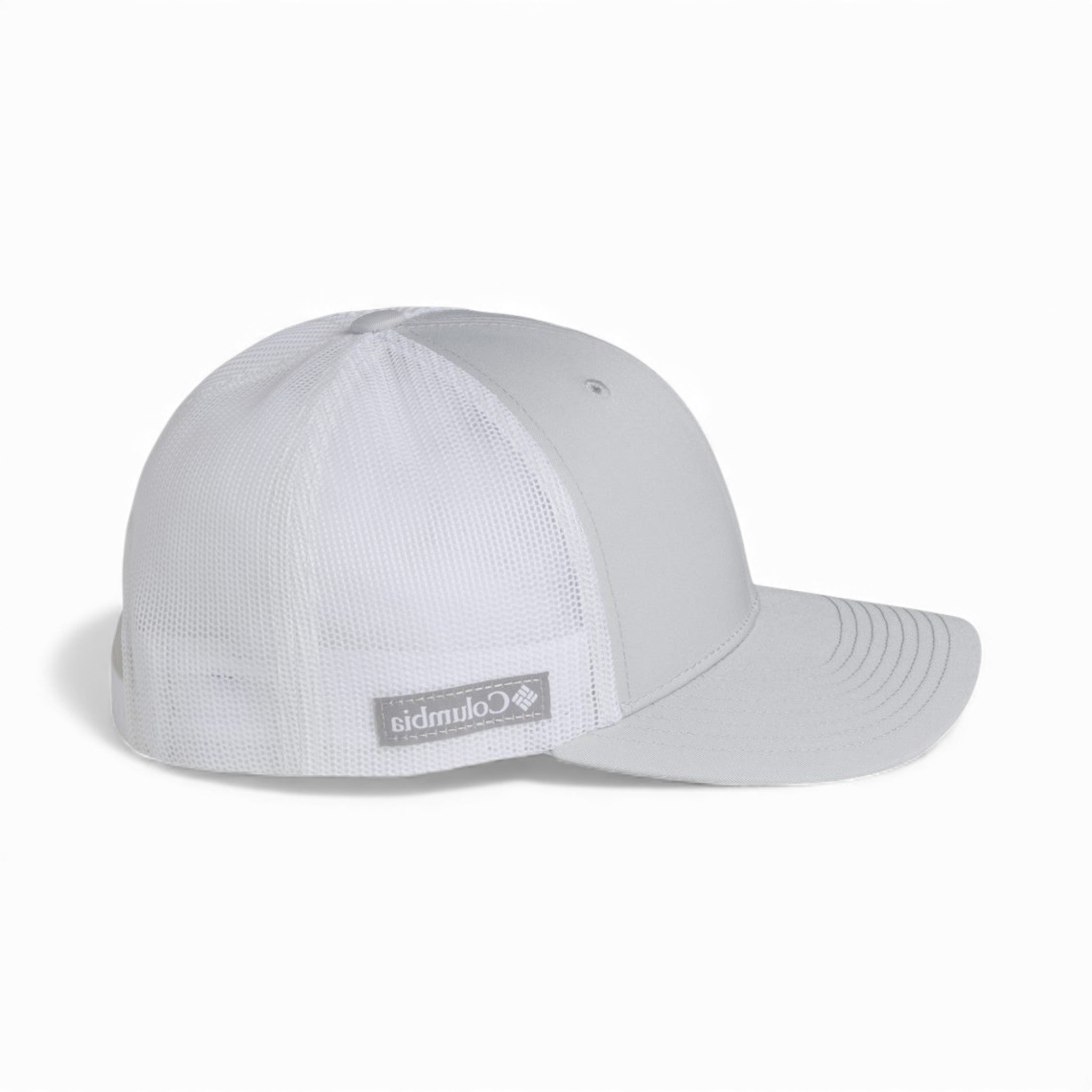 Right side view of Columbia 216513 custom hat in cool grey