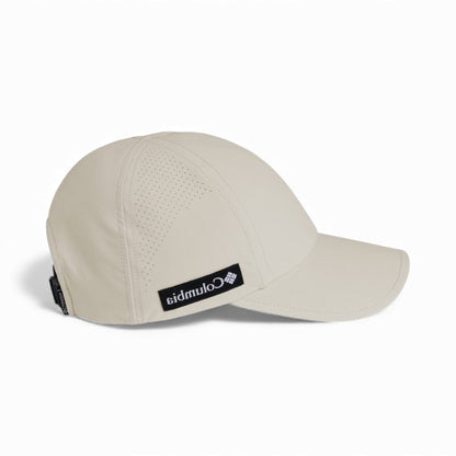 Right side view of Columbia 216514 custom hat in fossil