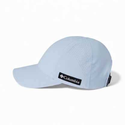 Left side view of Columbia 216514 custom hat in whisper